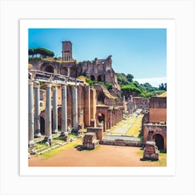 Roman Forum Art Print