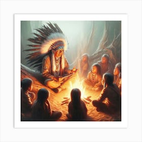 Indian Chief 1 Art Print