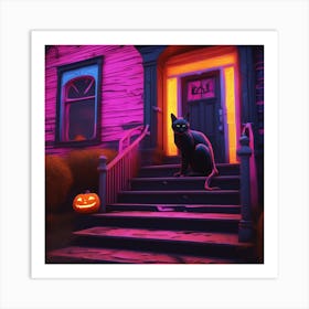 Halloween House 16 Art Print