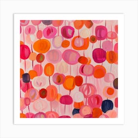 Pinks And Oranges Art Print