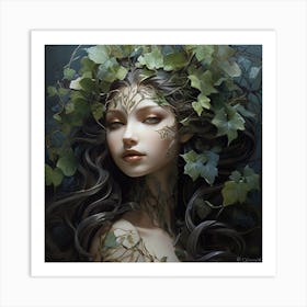 Ivy Woman Art Print