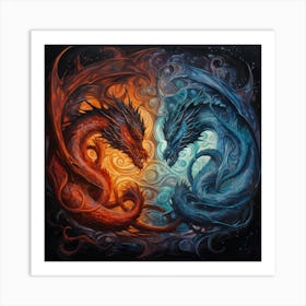 Dragons - Fusion Art Print