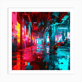 Neon City Art Print