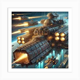 Astral Leviathan Armaments Converted Art Print