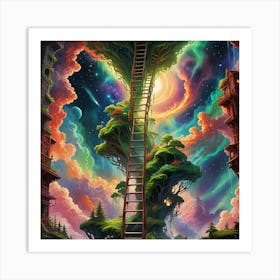 Ladder To Heaven Art Print