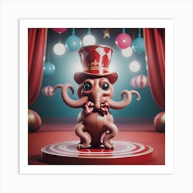 Octopus Ringmaster Art Print