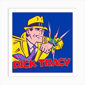 Dick Tracy Art Print