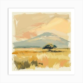 A Amboseli National Park In Kenya Expressive Str 1720351210 3 Art Print