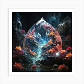 Water Drop Art Print