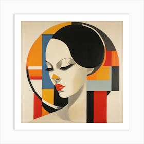 Bauhaus Brazilian Woman 02 Art Print