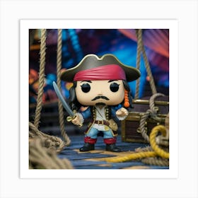 A Vibrant And Colorful Disney Pop Figure Of A Pira Tq8jd0olswsorr8irfpxhw Us7mtgsiroy3wssznc7v Q Art Print