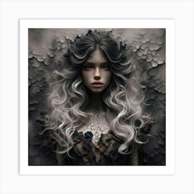 Dark Fantasy Portrait Of A Woman Art Print