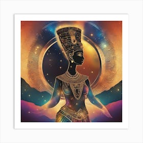 Divine Melanin Goddess 369 Art Print