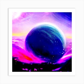 Galaxy In Space Art Print