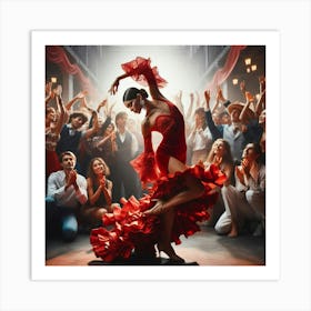 Flamenco Dancer Art Print