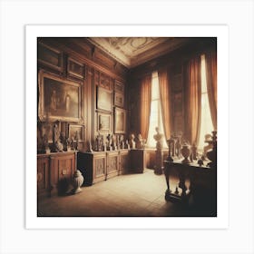 Room Full Of Statues Art Print