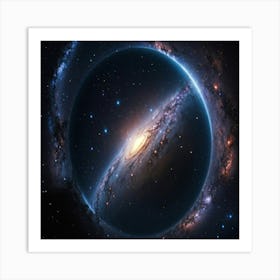 Galaxy In Space 1 Art Print