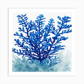 Blue Coral 1 Art Print