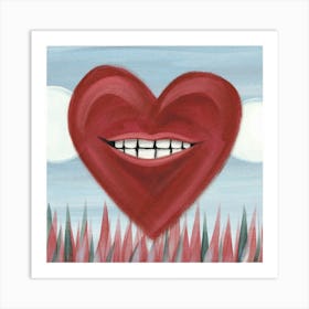 Happy Heart Art Print