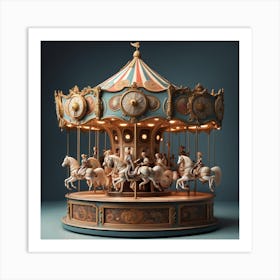 Carousel Art Print