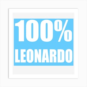 100leonardo Art Print