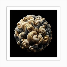 Fractal Sphere Art Print