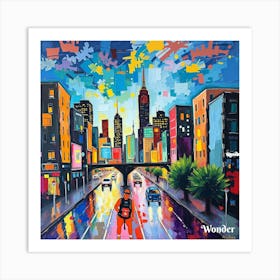 Wonder City 1 Art Print