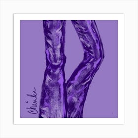 Violet Stood Art Print