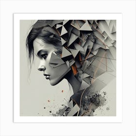 Shattered To Pieces Art Print