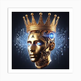 King Of The Robots 4 Art Print