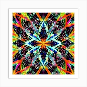 Psychedelic Mandala 2 Art Print