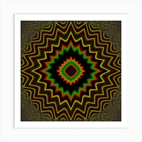 Fractal Artwork Idea Allegory Abstract Art Print