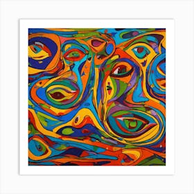 Abstract Painting 2 Art Print