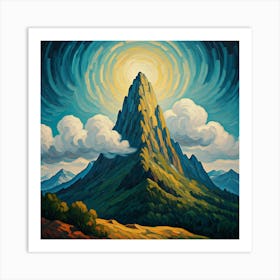 Mountain In The Sky 1 Art Print