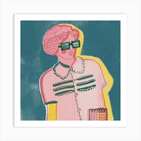 Glasses Art Print