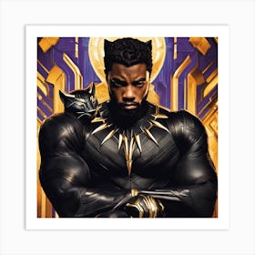 Black Panther 3 Art Print