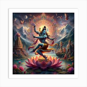 Lord Shiva 3 Art Print