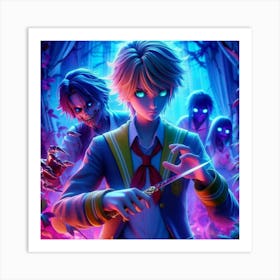 Anime Character  Art Print