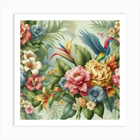 Hawaiian Tropical Art Print