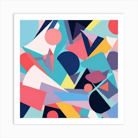 Abstract Colors And Shapes 6 001 001 Art Print 0 Art Print