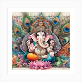 Ganesha 20 Art Print