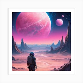 Alien Landscape Art Print