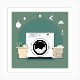 Laundry Room Art Print