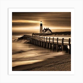 Photograph - Lighthouse Art Print