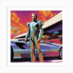 Futuristic Man 160 Art Print