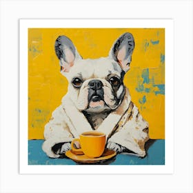 Leisure Frenchie Morning 10 Art Print