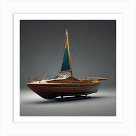 Default Create Unique Design Of Boat 2 Art Print