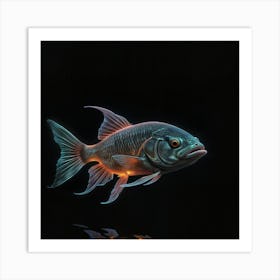 alian Fish Art Print