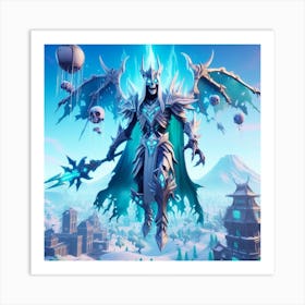 Ice God Art Print