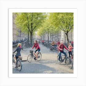 Amsterdam City Centre Art Print